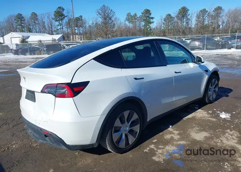 2021 Tesla Model Y Standard Range Rear-Wheel Drive из США, поврежденный, VIN 5YJYGDED7MF107510